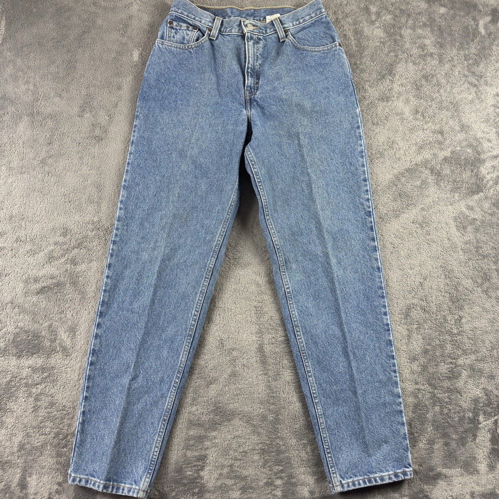 VTG Levis 550 Jeans Womens 10 (28x31) Relaxed Fit Tapered Leg High Rise Denim